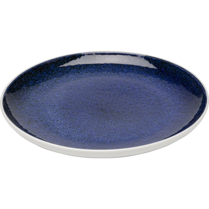 Assiettes Partito 22cm bleues set de 6 Kare Design