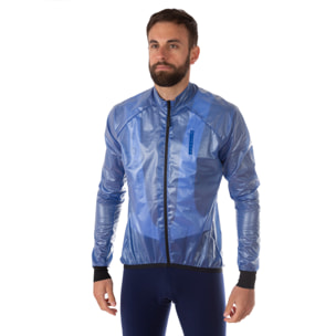 Chaqueta ciclista sin capucha transpirable, resistente al viento y a la lluvia.