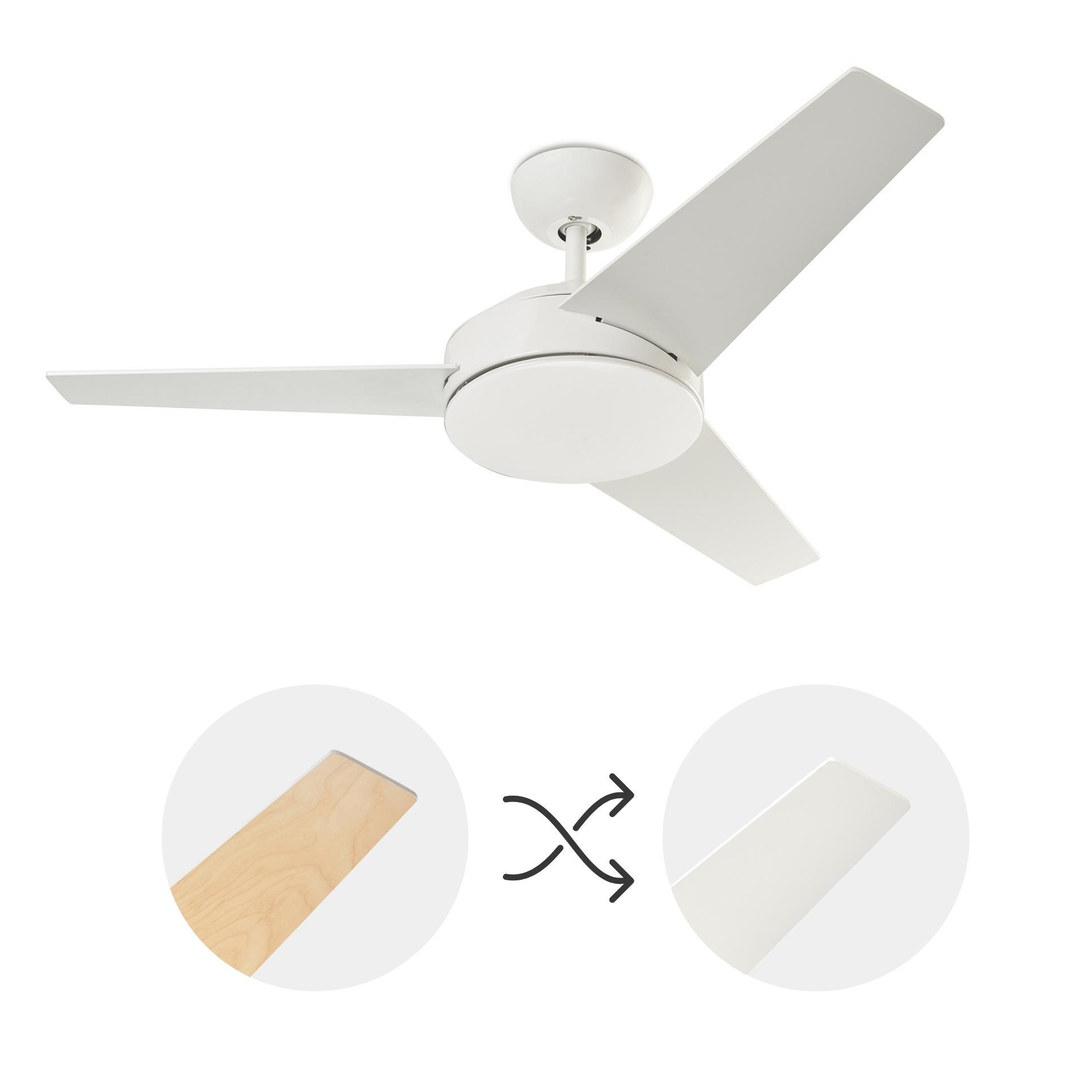 FORLIGHT Ventilador IP20 Windy Blanco Blanco