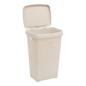 Coffre à linge Tila 70L H.65cm argile