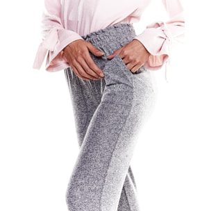 Pantaloni in felpa da donna con polsini Sequins