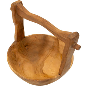 S/TASCHE TIMBO IN TEAK RICICLATO CM 32X25X27 (PEZZI UNICI - NON RIP. IN SERIE)