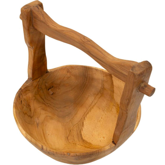 S/TASCHE TIMBO IN TEAK RICICLATO CM 32X25X27 (PEZZI UNICI - NON RIP. IN SERIE)