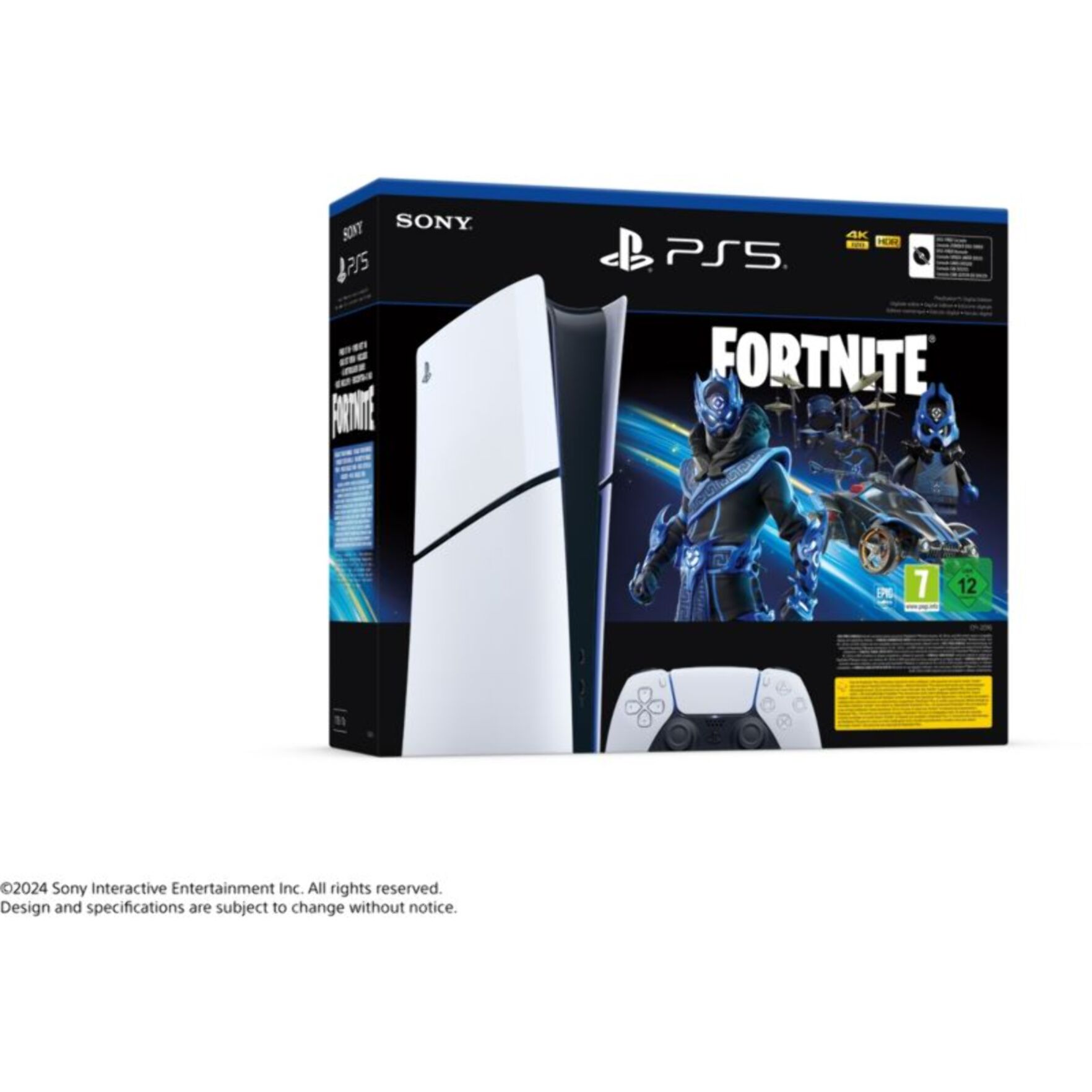 Console SONY PS5 Slim Digital + Fortnite Cobalt Star