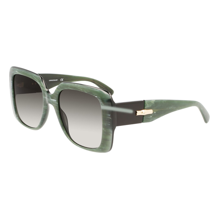 Longchamp - lunettes de soleil - vert - Couleur des verres : gris - indice solaire : cat. 2