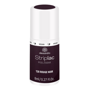 Striplac Peel or Soak - Vernis Semi-permanent - 128 Rouge Noir 8 ml
