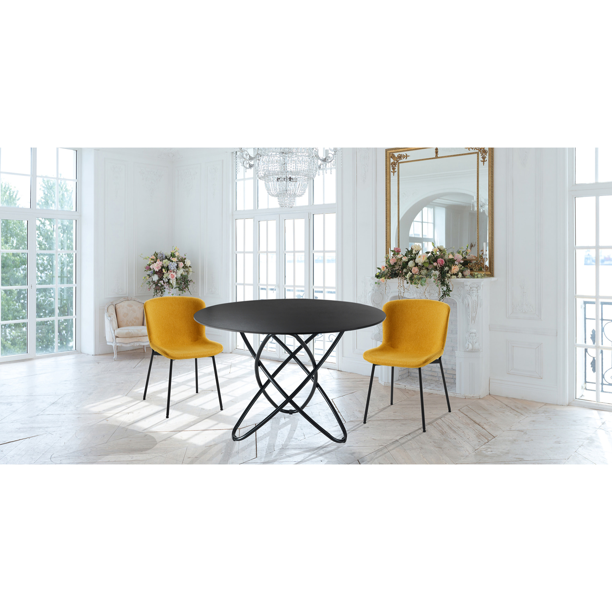 ORESTELUCHETTA Tavolo ROCKFORD ARDESIA