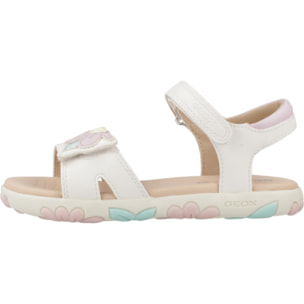 Sandalias Niña de la marca GEOX  modelo J SANDAL HAITI GIRL White