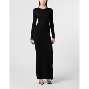 PHILIPP PLEIN Vestido de noche de punto MONOGRAM