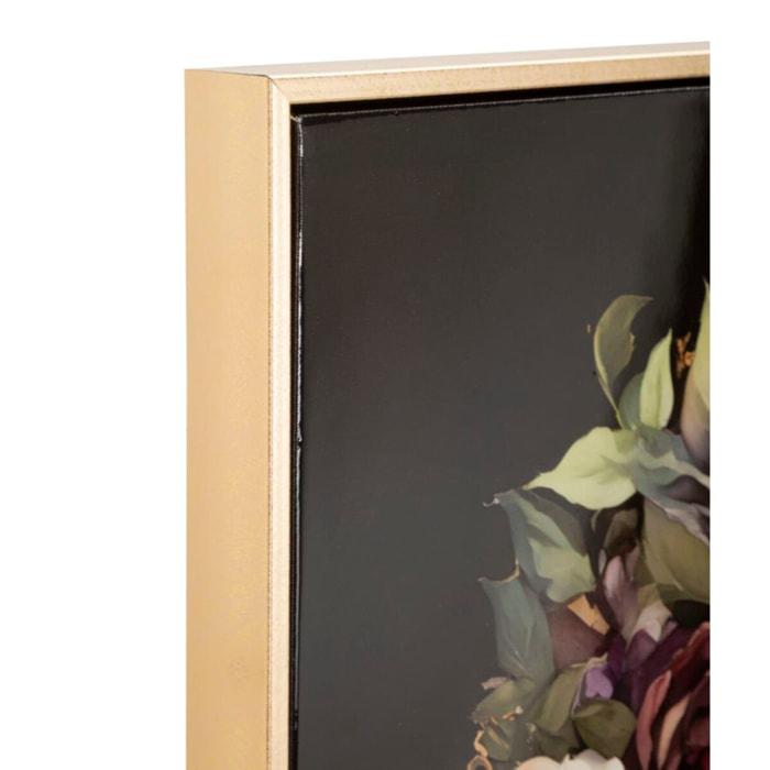 STAMPA DIPINTA SU TELA LACCATA PERSIAN C/CORNICE -A- CM 62X3,5X92