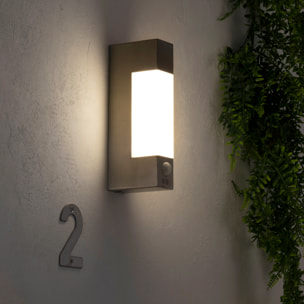 Forlight Aplique Ip44 Litus With Sensor Led 5,3W 4000K Acero Inoxidable 420Lm