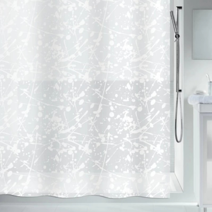 Rideau de douche PEVA BANG 180x200cm Blanc Spirella