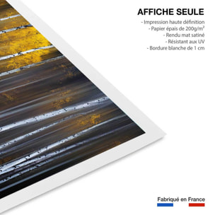 Affiche paysage Rideau d'automne Affiche seule