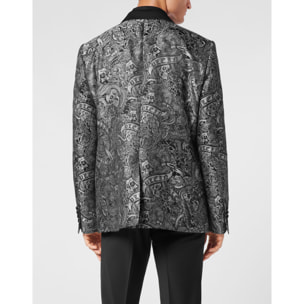 PHILIPP PLEIN One-Button Blazer Slim Fit TATTOO