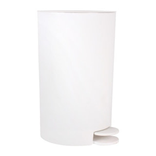 Poubelle à pédale OSAKI 3L Blanc MSV