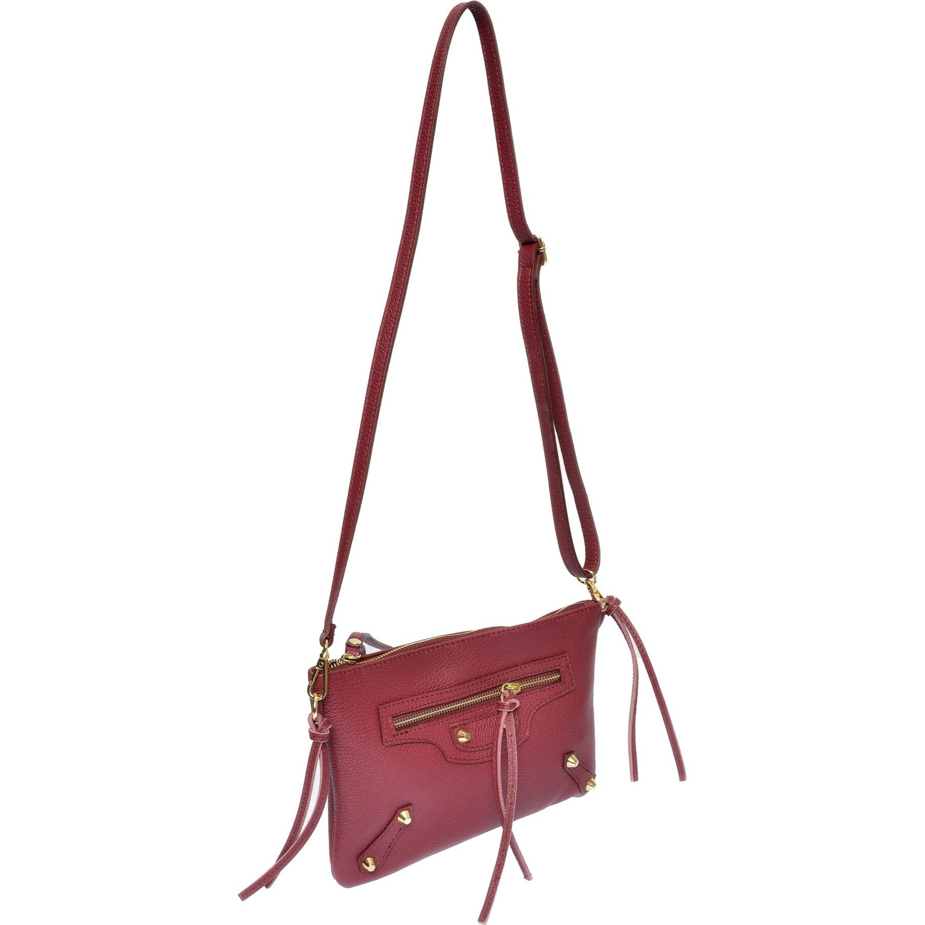 Borsa a tracolla Anna Luchini Bordeaux