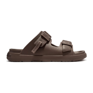 Sandalias Abiertas Unisex Hebilla Ajustable Vibe Marrón