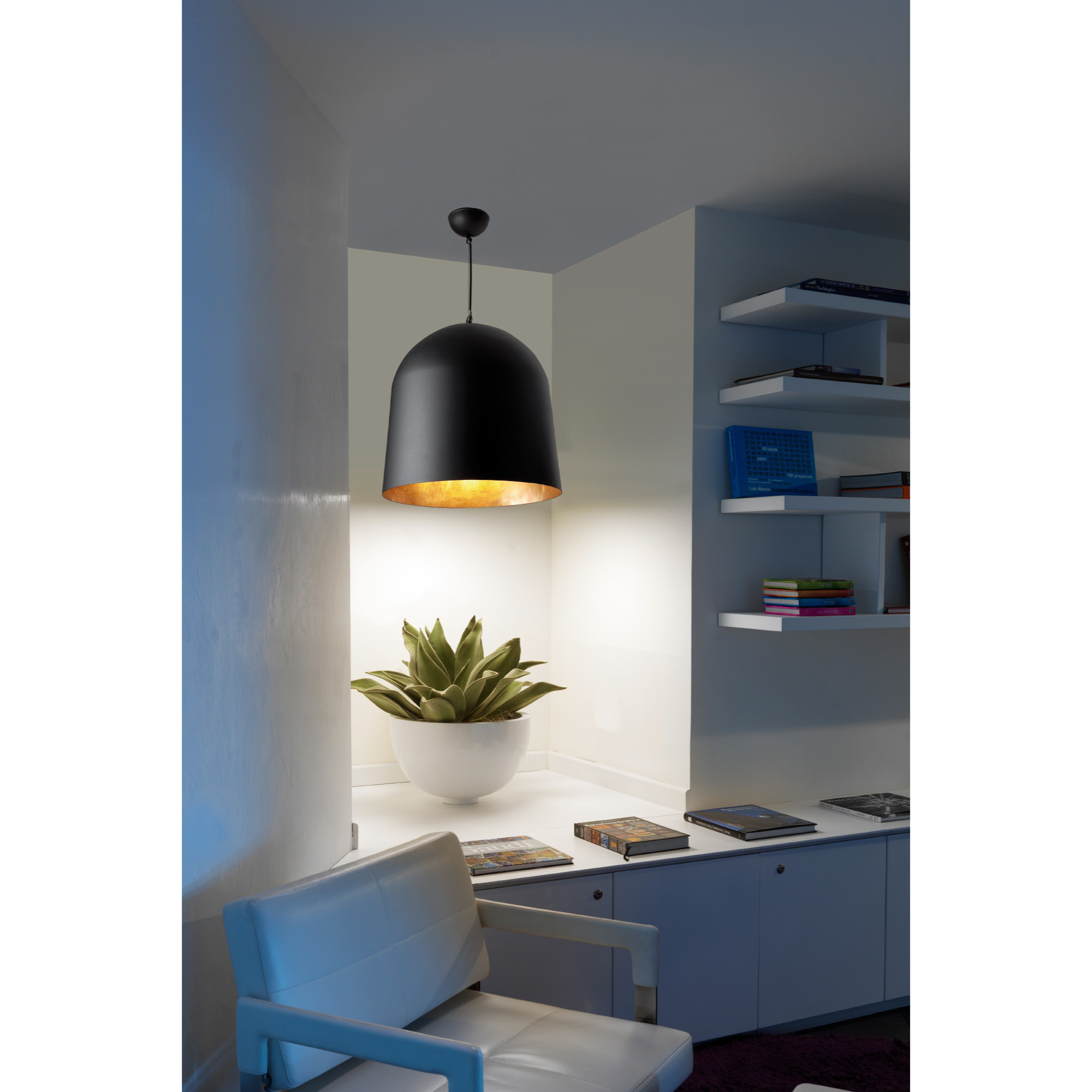 CRATER Lampe suspension noir