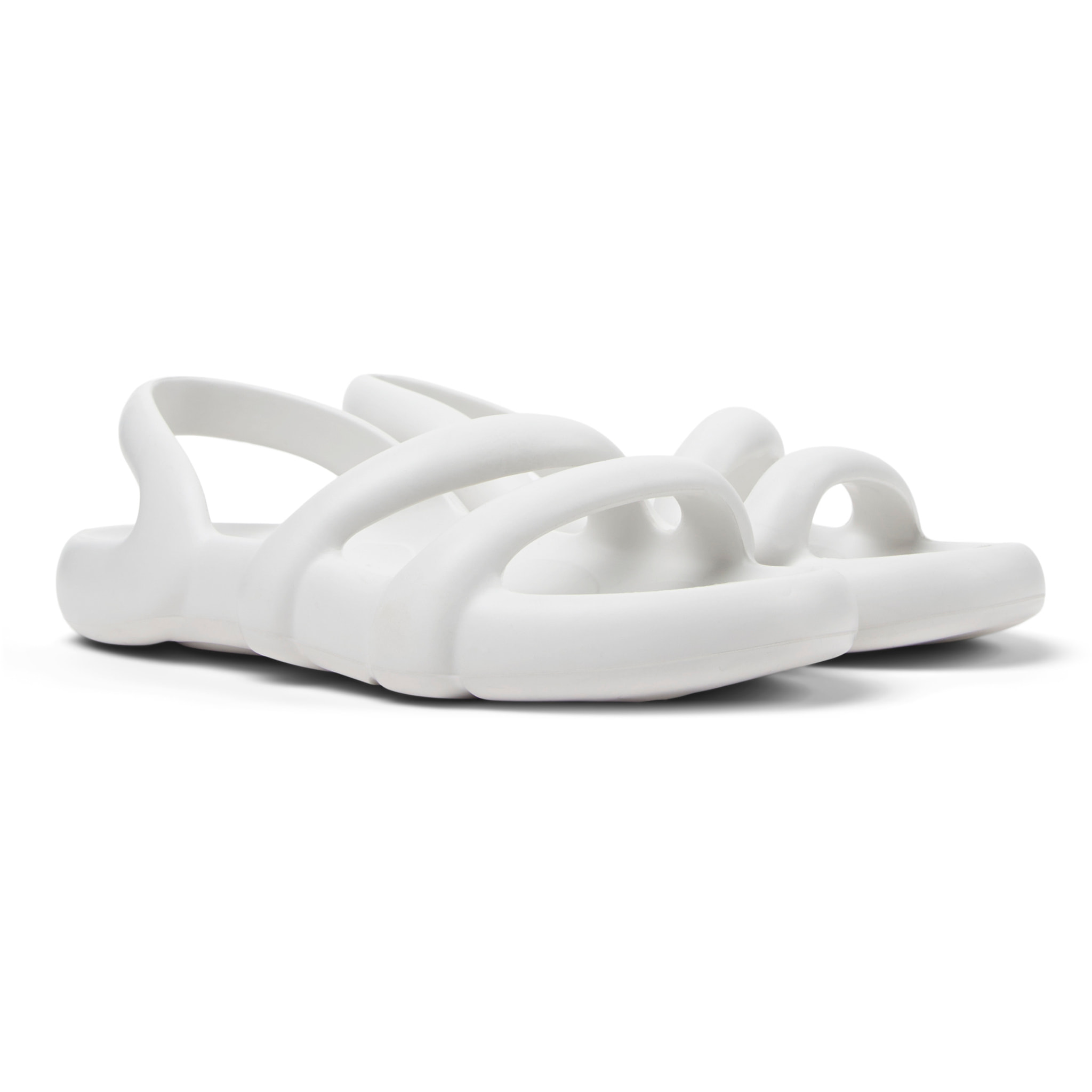 Sandalias - CAMPER Kobarah Flat - Blanco - Sintético