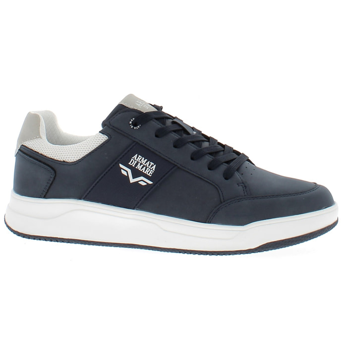 Armata di Mare Scarpe Uomo Sneakers Basse Stringate con Soletta Rimovibile in Memory Foam AMU 1N949 Navy