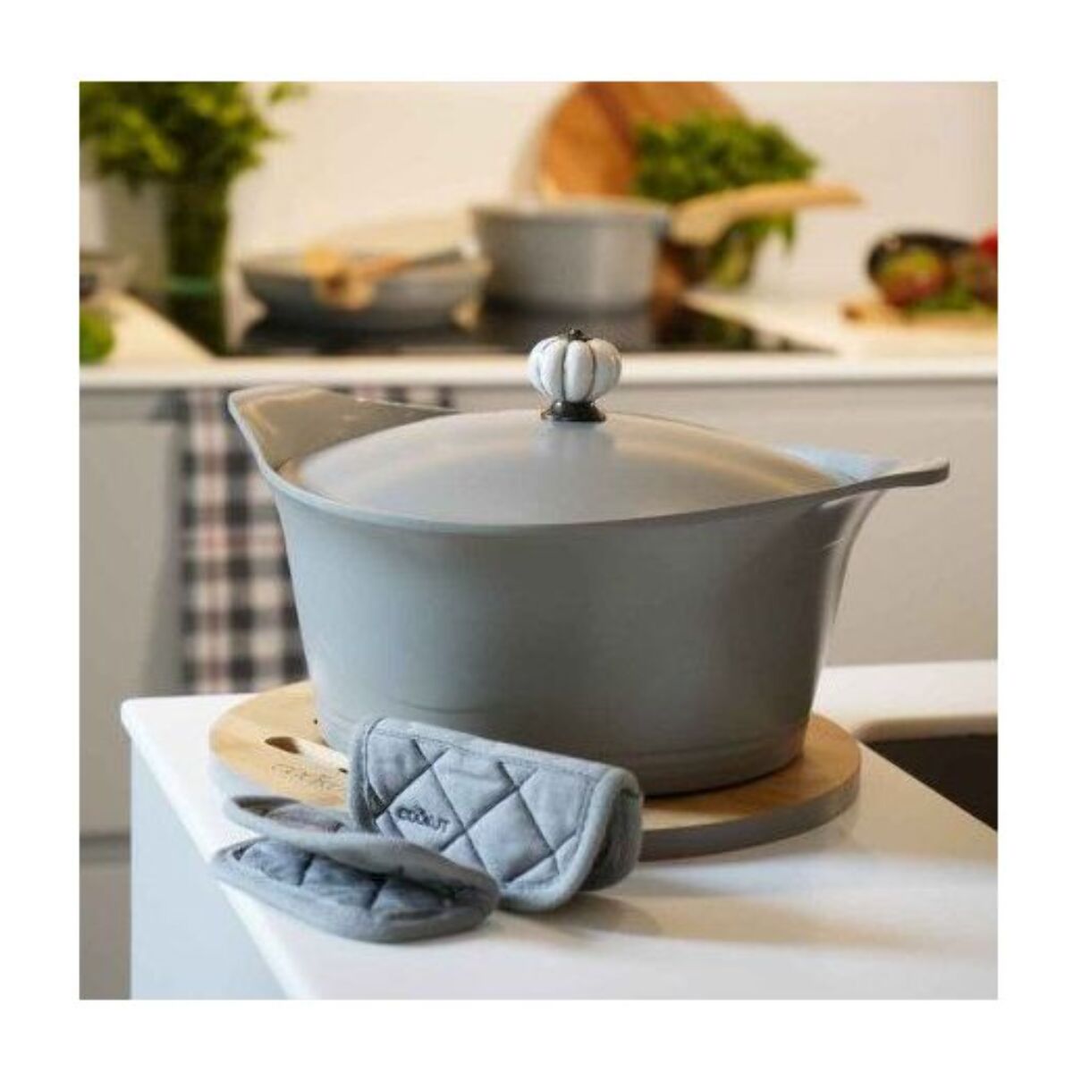 Poignée cocotte COOKUT COCOTTE CITROUILLE CERAMIQUE POLAIRE