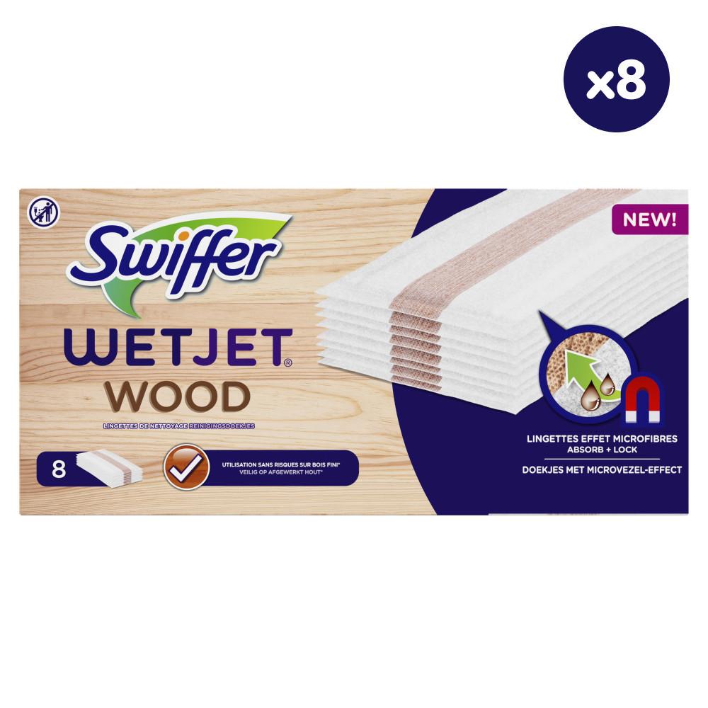Swiffer - 8x8 Lingettes Wetjet Wood Swiffer