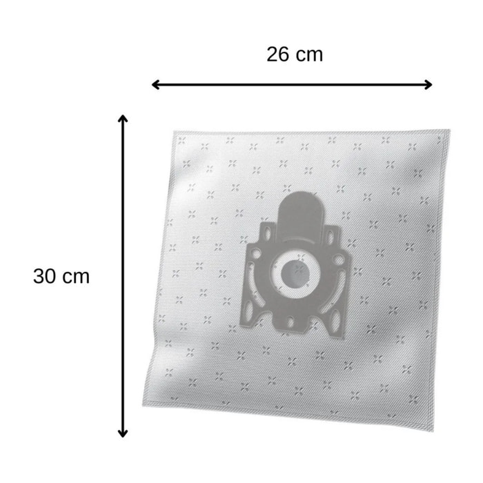 Lot de 8 sacs aspirateur Miele TopFilter