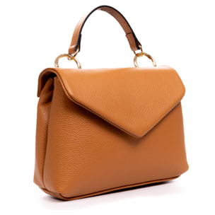 Borsa a tracolla Aramengo donna. Vera pelle Dollaro.