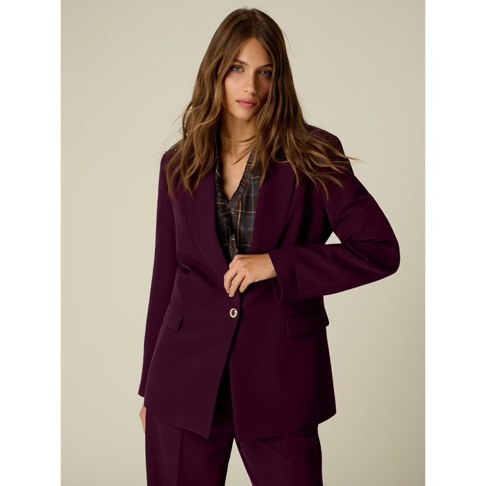 Oltre - Blazer monopetto - Bordeaux
