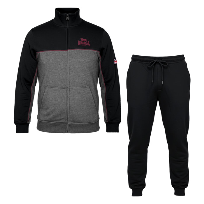 Tuta Uomo LONSDALE Cotone Felpato Zip