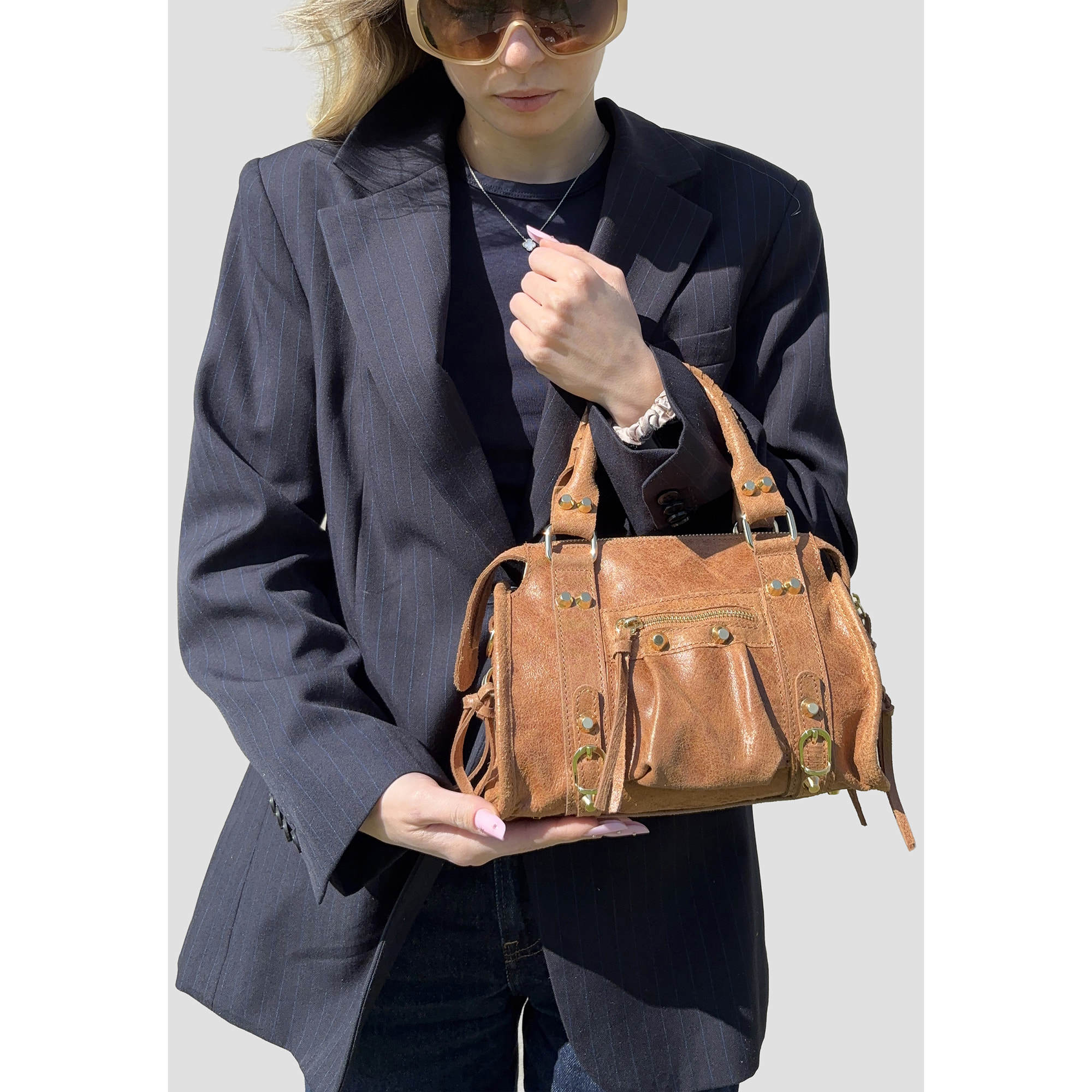 Borsetta a Mano in Vera Pelle Made in Italy