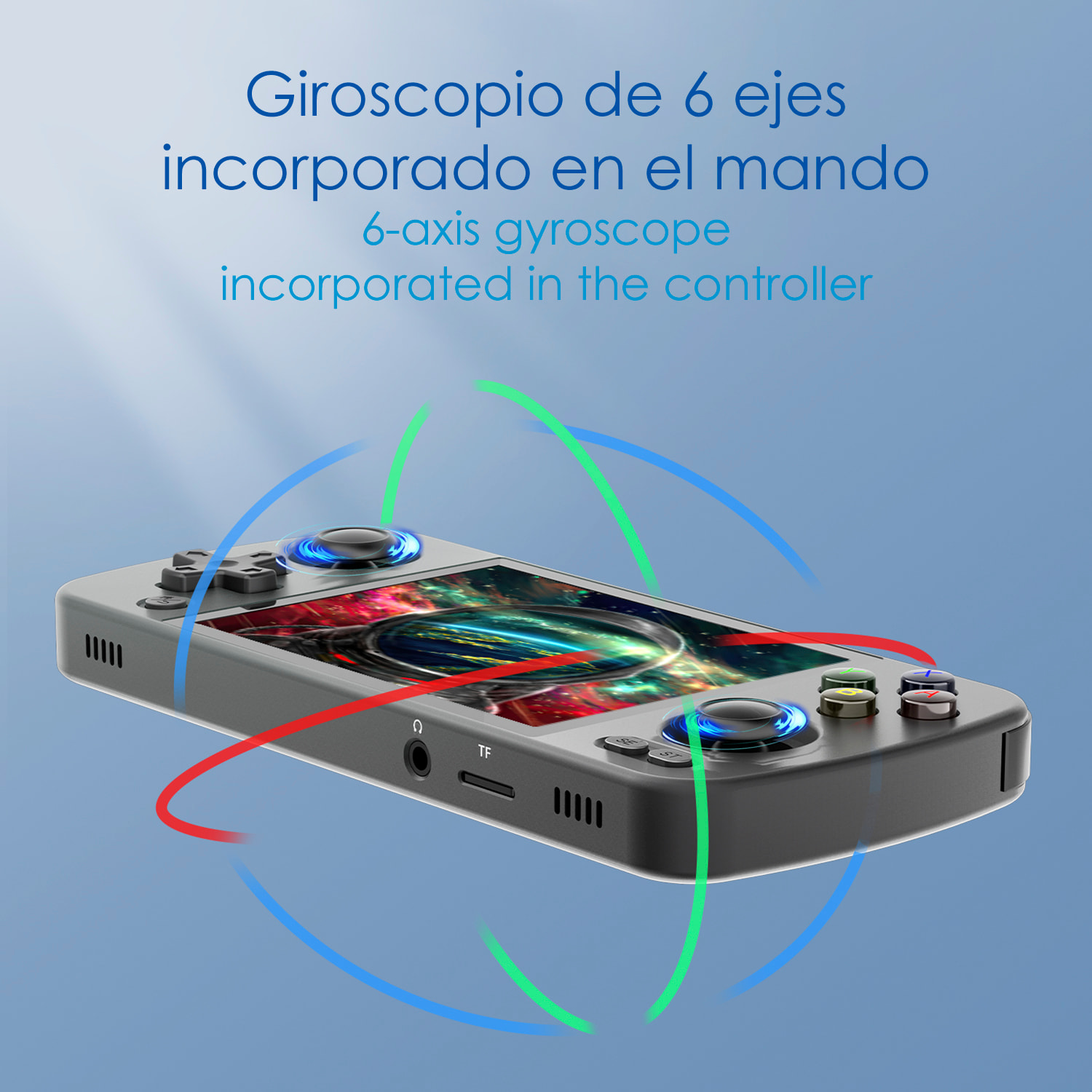 Console emulatore multipiattaforma RG405M. Touchscreen IPS da 4"; Android 12, Octa-Core 2.0GHz, WiFi, 128GB. +3000 giochi.