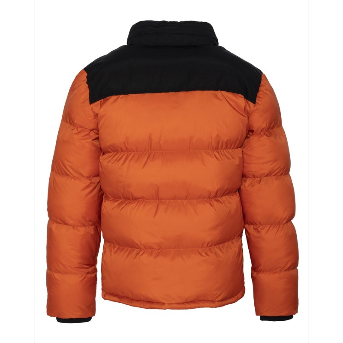 UTAH PADDED JACKET WITH YOKES & SCHOTT NYC CHEST EMBROIDERY BODY = 100% NYLON / YOKES = 60% COTTON 40% NYLON Altro