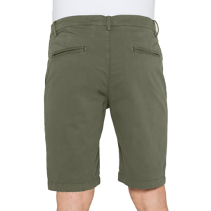 Bermudas chino Hot Buttered Moraine Verde militar