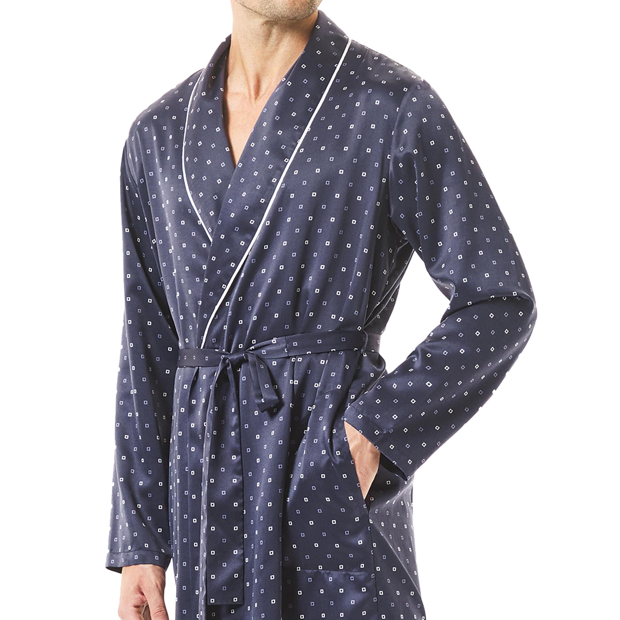 Bata corta cruzada azul marino