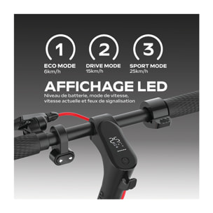 URBANGLIDE RIDE 85 EVO / 85 LITE Trottinette Électrique Adulte 8,5'' Pliable – Batterie 21,6V 7,8Ah / 36V 5,2Ah, Moteur 250W 300W / 400W, Vitesse Max 25km/h, Autonomie Jusqu'à 20km, Frein à Disque, IPX5