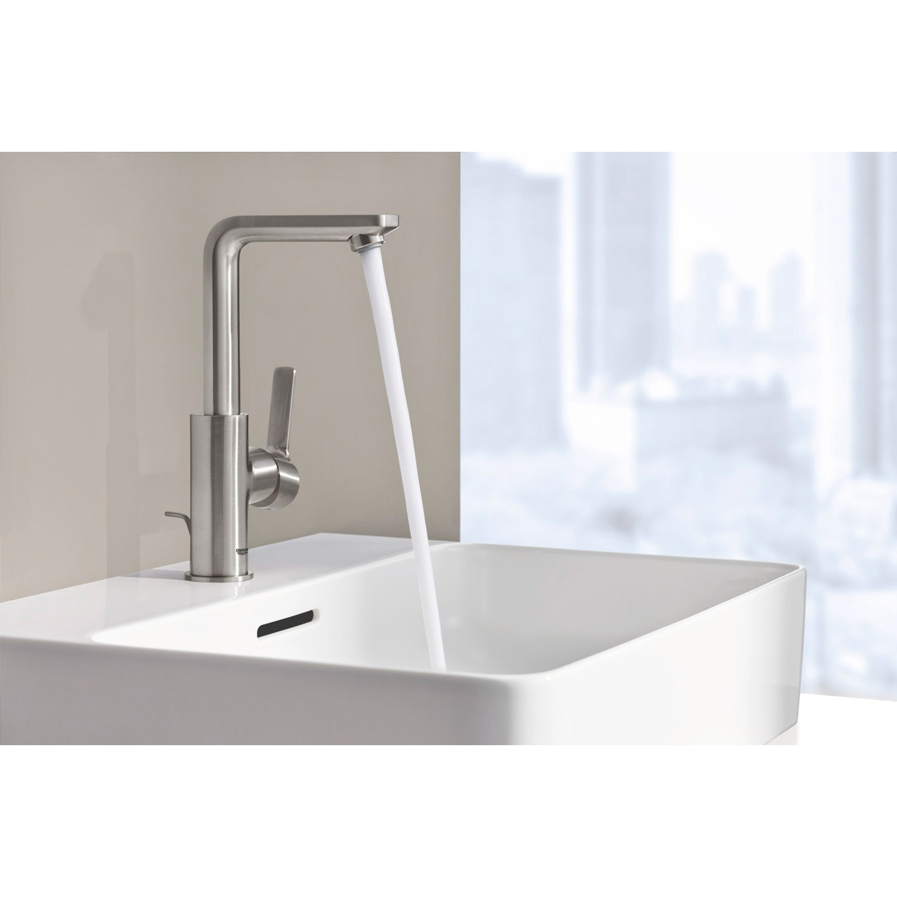 GROHE Mitigeur monocommande Lavabo Taille L Lineare Chromé 23296001