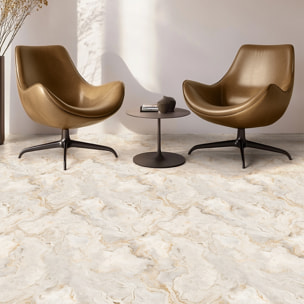 Revêtement sticker sol - MARBRE DE PESCARA - Rouleau adhésif Protection Anti-dérapant