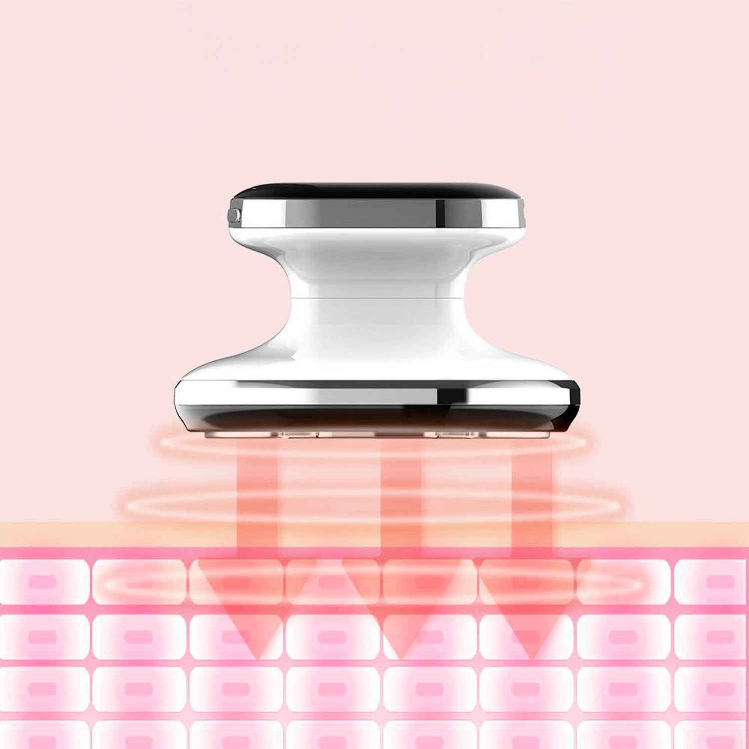 Instrumento RF adelgazante. Con 4 modos de uso y terapia de luz.