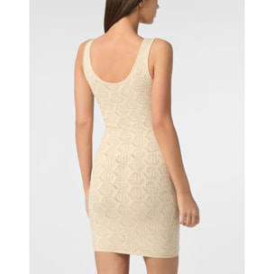 PHILIPP PLEIN Vestido de punto MONOGRAM