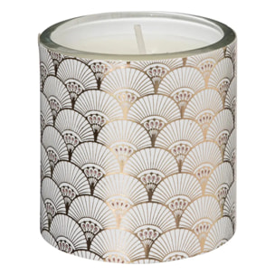 Bougie parfumée photophore imprimé chic 45g x3