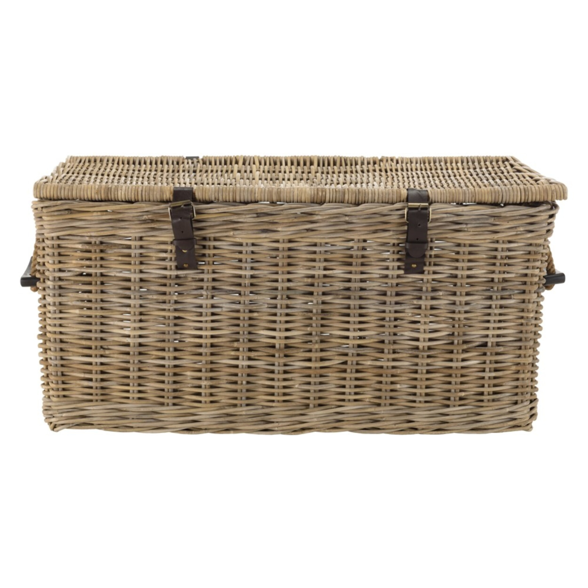 KALLY - Coffre de rangement en kubu naturel 100cm