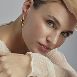 Pendientes Lux by Lux acabadoss en oro 18k