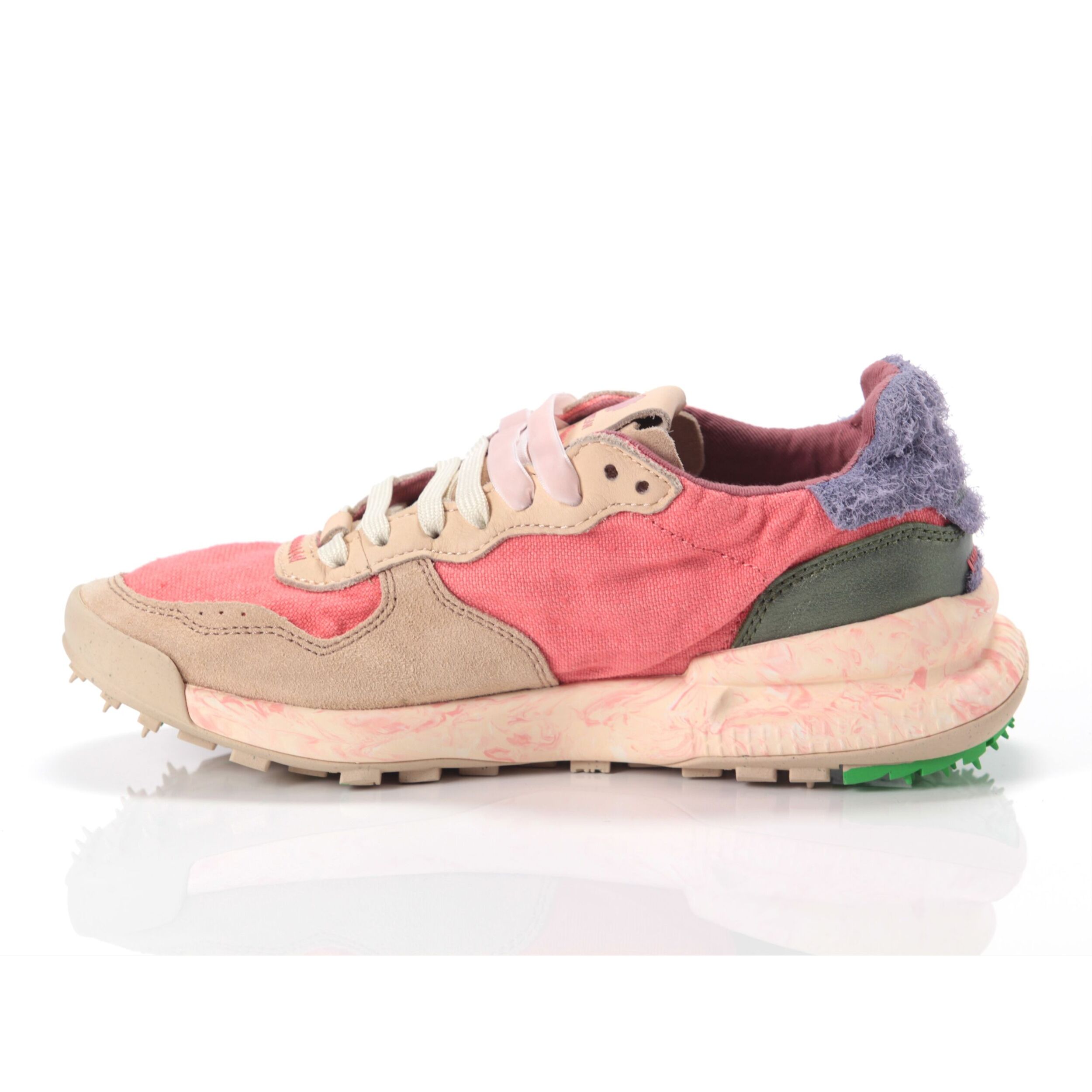 Sneakers Satorisan Chacrona Linen Blush Pink Viola