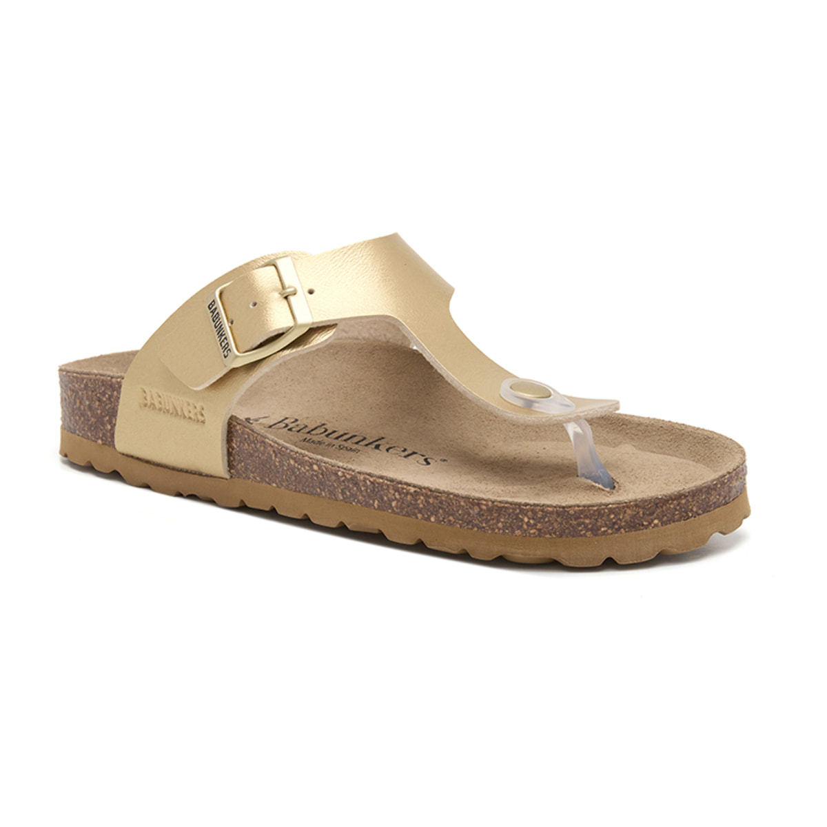 SANDALIA BABUNKERS DORADO