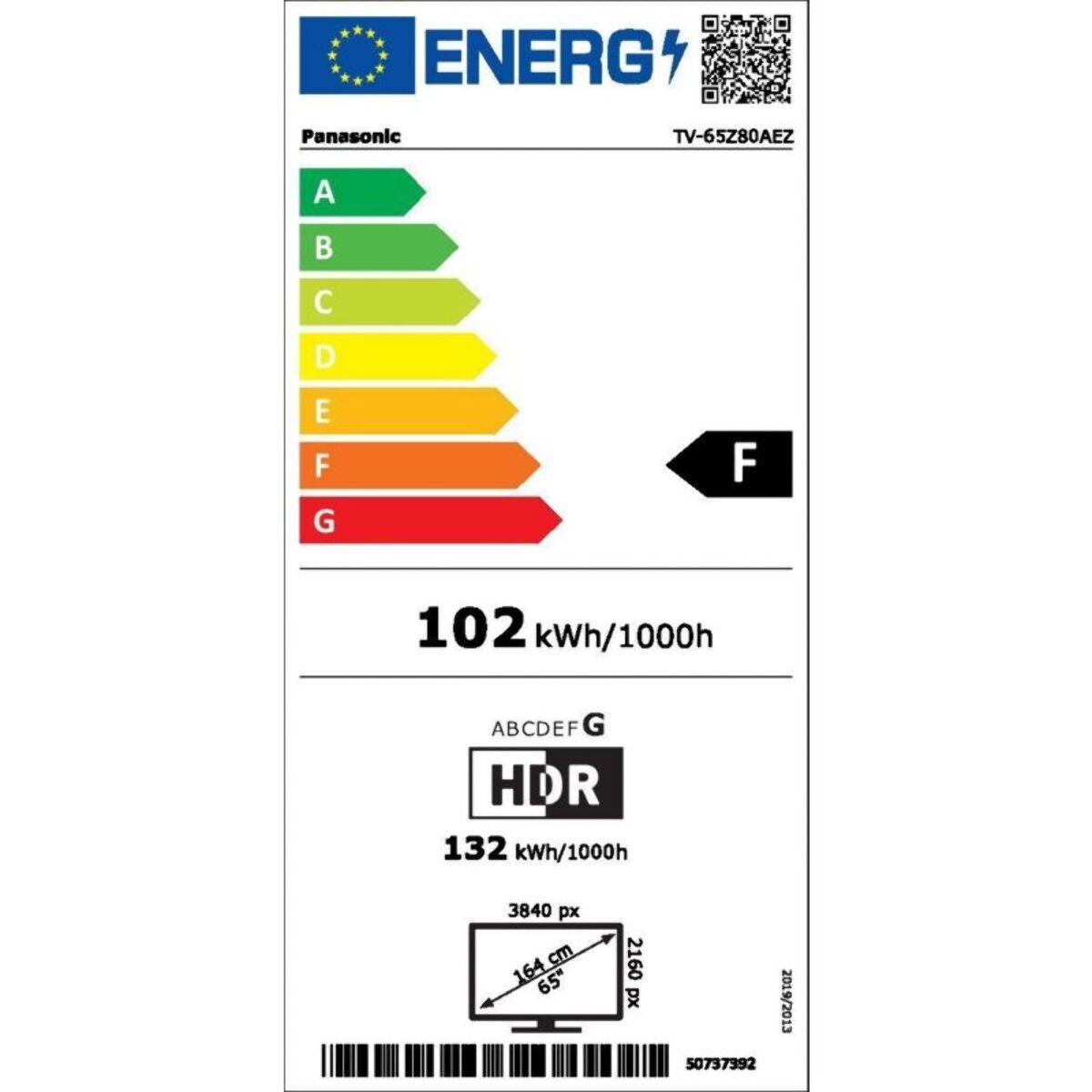 TV OLED PANASONIC TV-65Z80AEZ