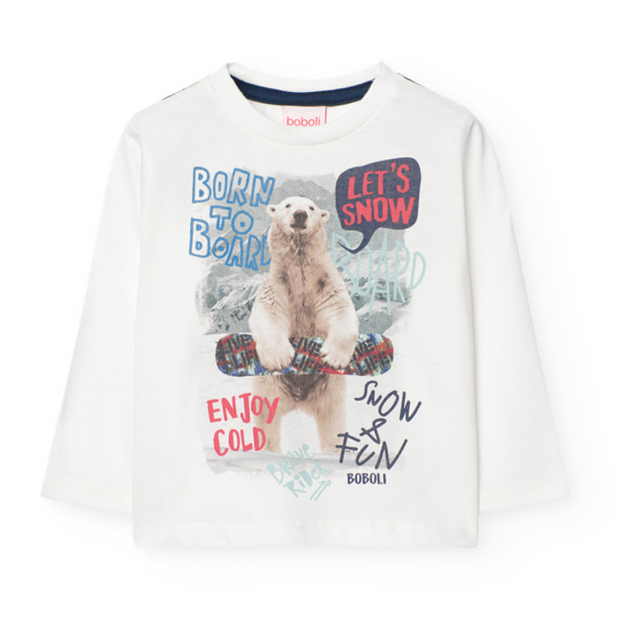 Camiseta punto de bebé niño -BCI