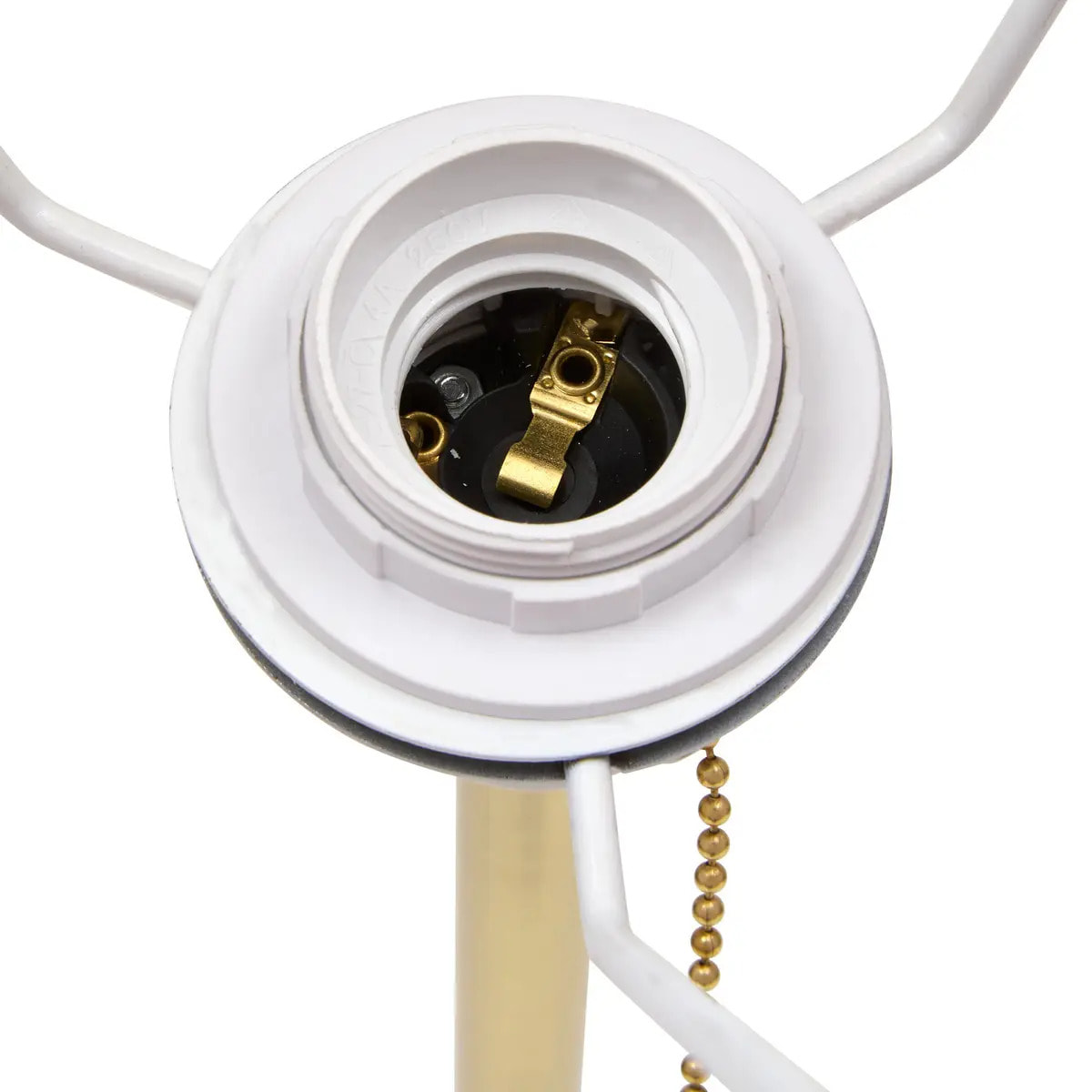 Lampadaire Flore cylindrique H.150cm doré
