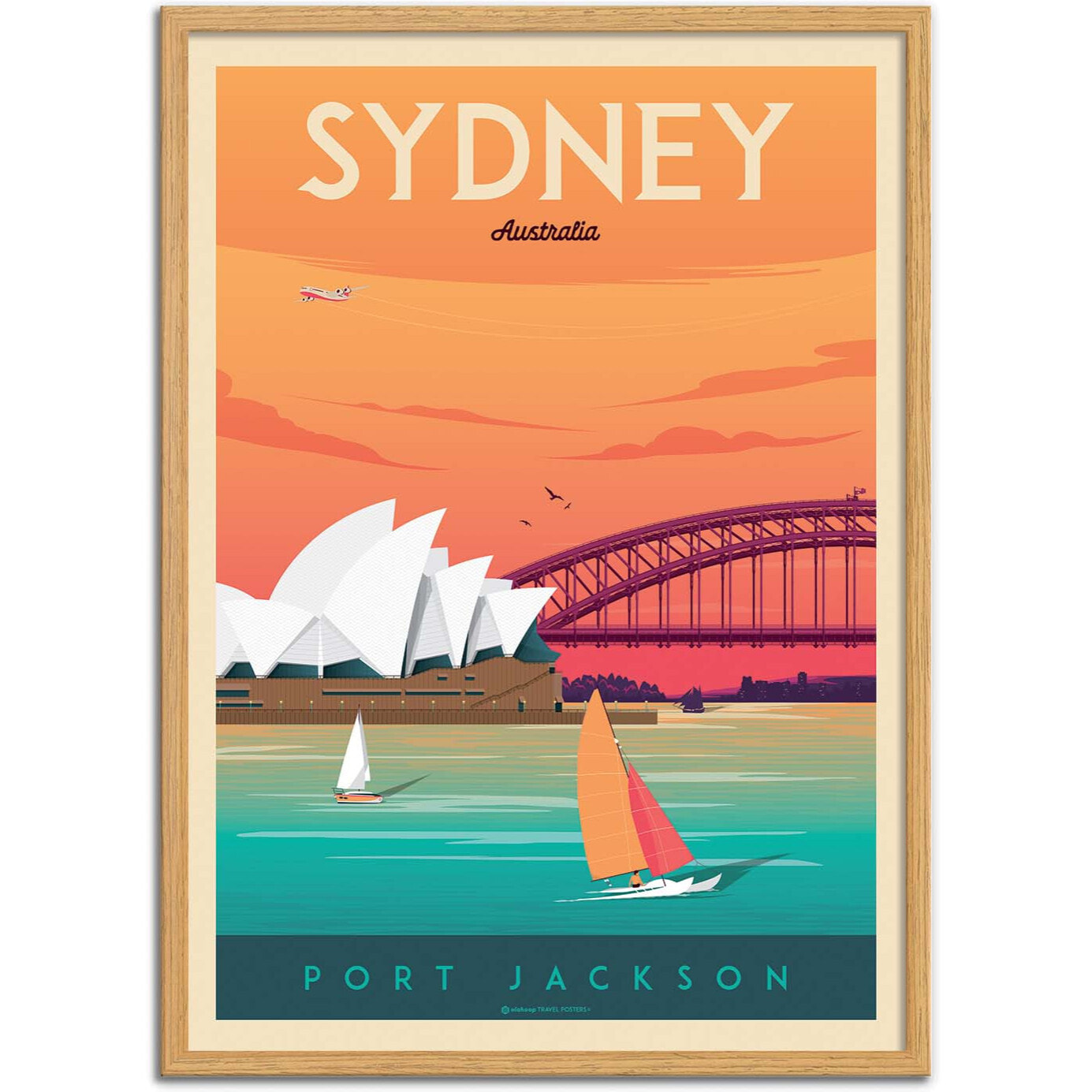 Affiche - Sydney - Olahoop Travel Posters