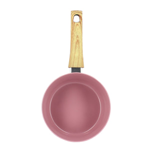 Casserole 16cm en aluminium recyclé lilas - tous feux COLORAMA